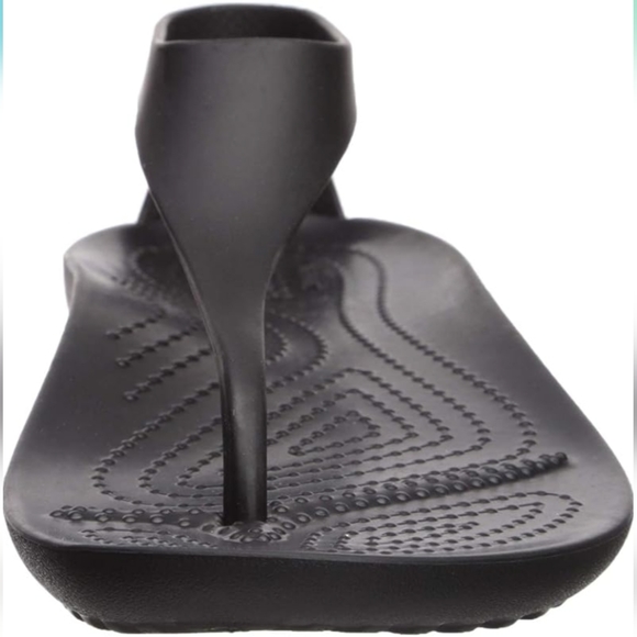 **SOLD** Crocs UK size 7 flipflops sandals dark grey (marked US SIZE 9) RRP 36 - Picture 5 of 11